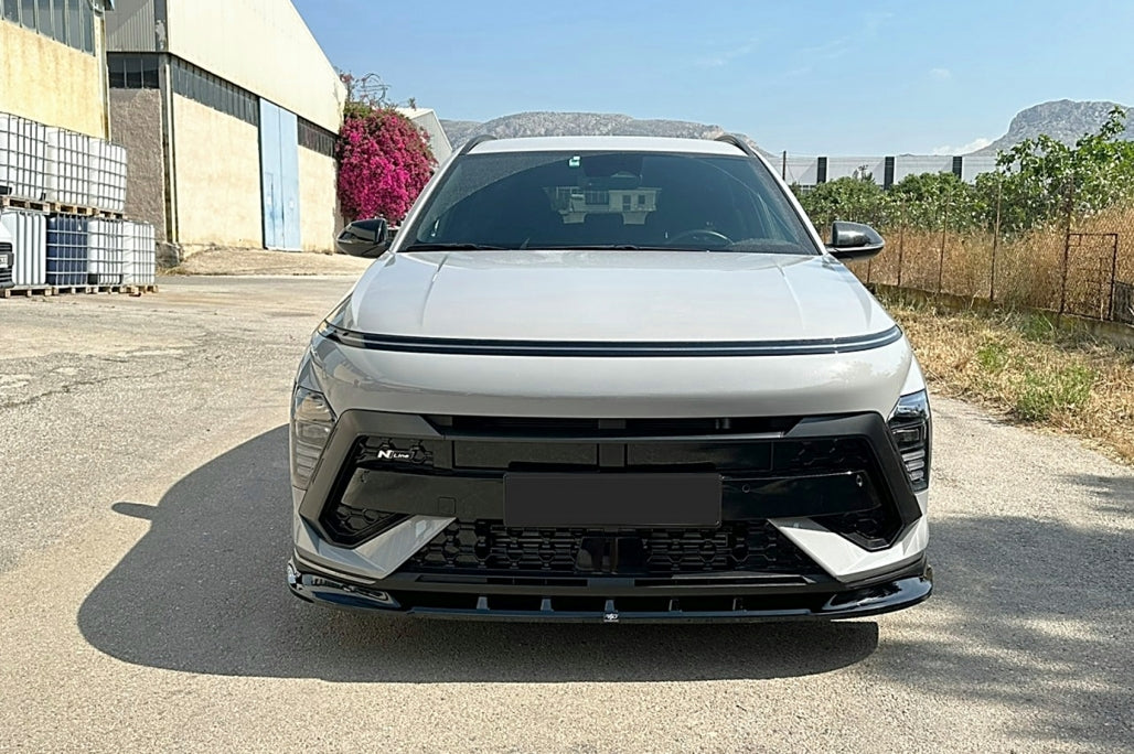 💕Spliter paraurti anteriore adatto per Hyundai Kona N-Line Mk2 (2023-) Nero💕