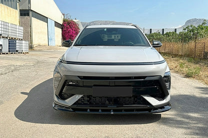 💕Spliter paraurti anteriore adatto per Hyundai Kona N-Line Mk2 (2023-) Nero💕