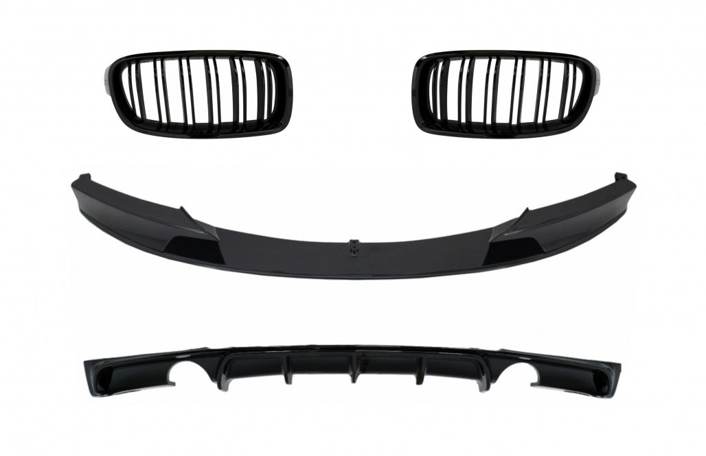 splitter diffusore e griglia adatto per BMW Serie 3 F30 F31 (2011-2019) M Perfo