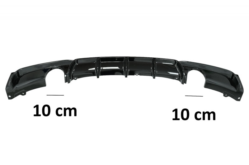 splitter con Griglia e Diffusore Doppia Uscitaadatto per BMW Serie 3 F30