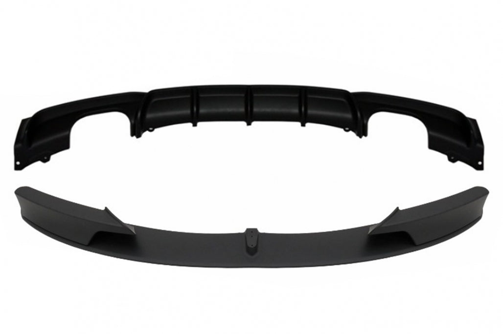 Front Bumper Spoiler with Rear Diffuser Suitable for BMW 3 Series F30 F