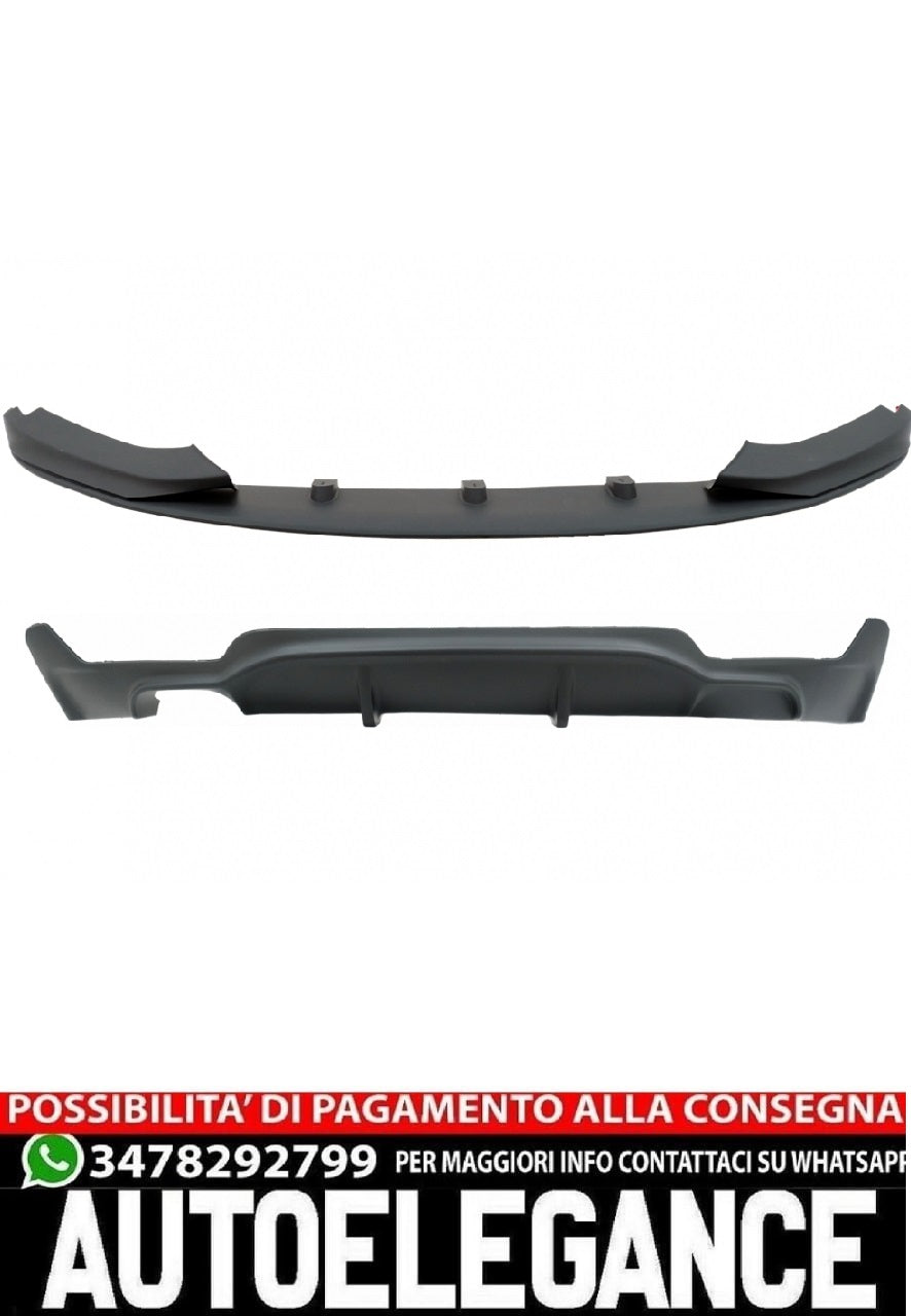 M Design diffuser with front bumper spoiler suitable for BMW 4 series f32 