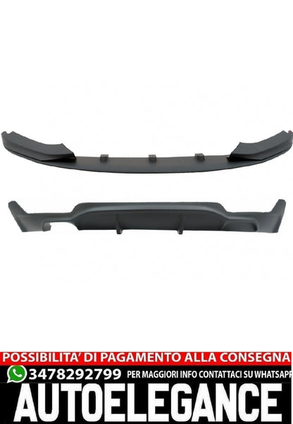 M Design diffuser with front bumper spoiler suitable for BMW 4 series f32 