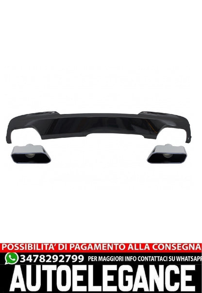 Diffusore Doppia Uscita con Terminali 550i Design adatto per BMW F10 f11
