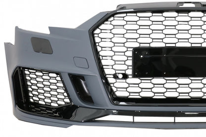Front Bumper Suitable for Audi A3 8V Facelift (2016-2019) Sedan Cabrio RS3