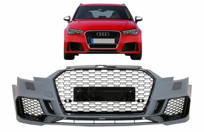 Front Bumper Suitable for Audi A3 8V Facelift (2016-2019) Sedan Cabrio RS3