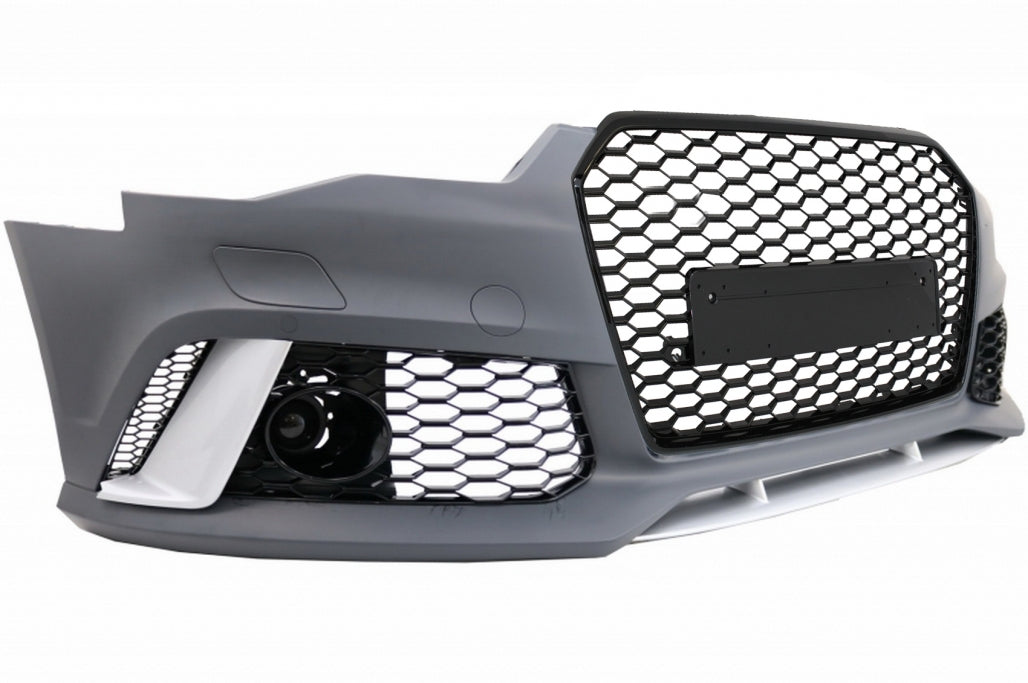Front bumper suitable for AUDI A6 C7 4G (2011-2015) RS6 Design with grille