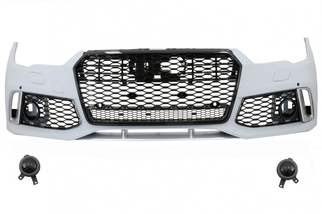 Front bumper suitable for Audi A7 4G Facelift (2015-2018) With grille