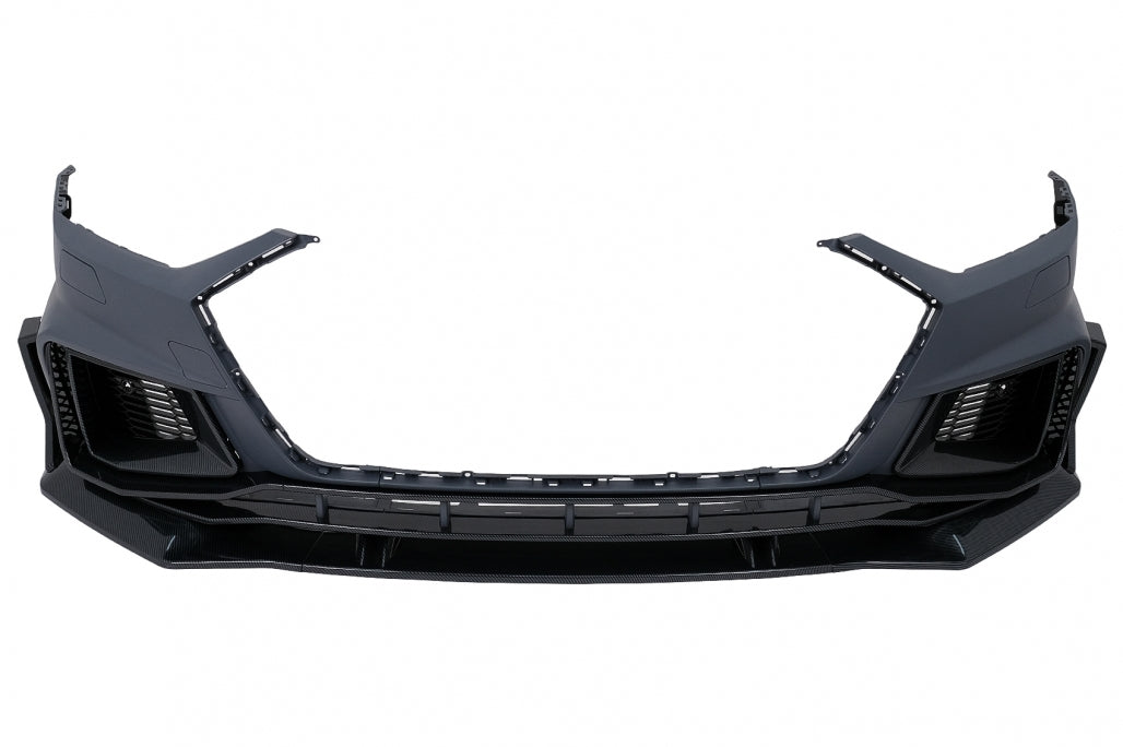 Front bumper suitable for Audi A7 4K8 (2018 onwards) RS7 Carbon Look