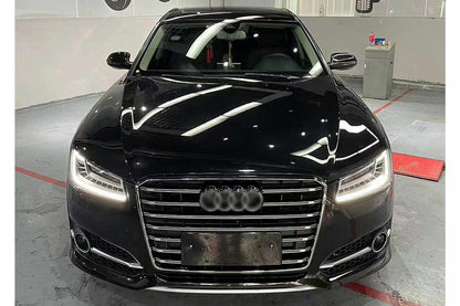 DIFFUSORE ADATTO PER AUDI A6 C8 2018+ SLINE S6 NERO LUCIDO