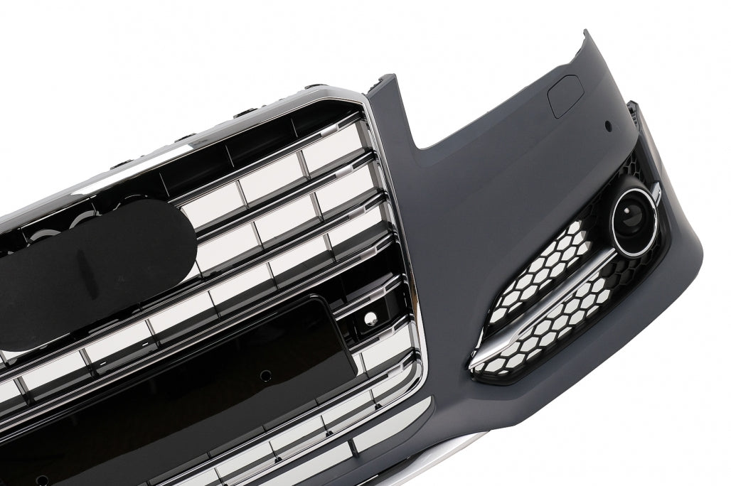 DIFFUSORE ADATTO PER AUDI A6 C8 2018+ SLINE S6 NERO LUCIDO