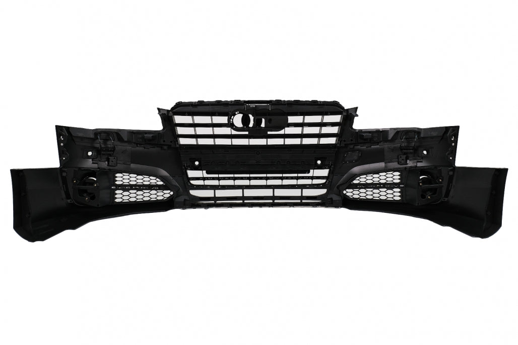 DIFFUSORE ADATTO PER AUDI A6 C8 2018+ SLINE S6 NERO LUCIDO