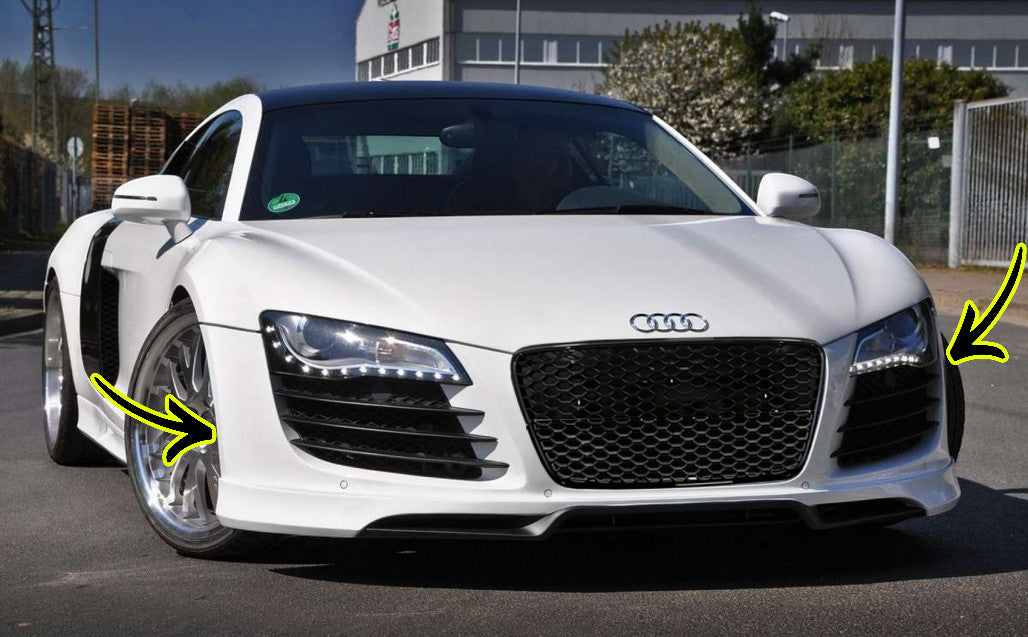 🔥Paraurti anteriore adatto per Audi R8 (2007-2012) RS Sport Design🔥