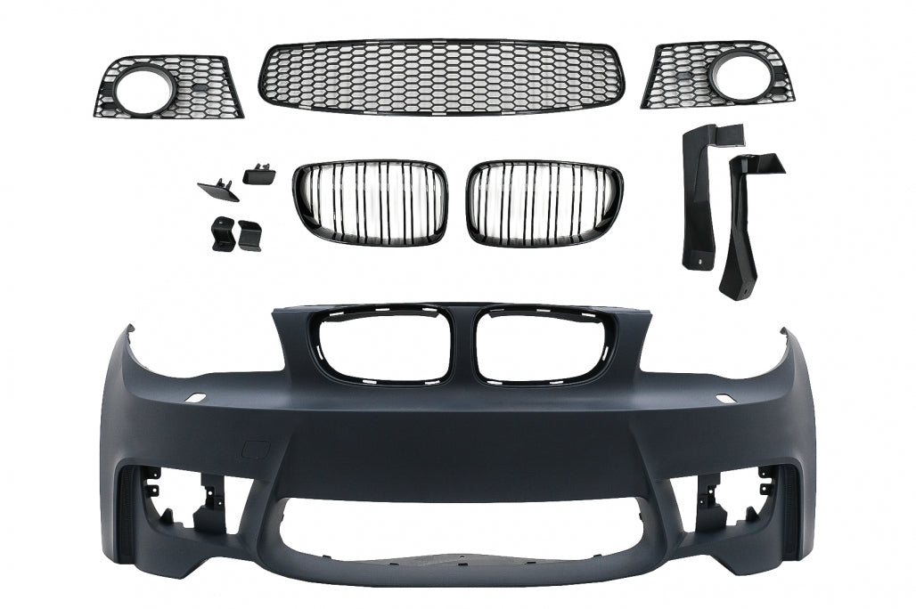 Paraurti anteriore adatto per BMW Serie 1 E81 E82 E87 E88 (2004-2011) 1M Design