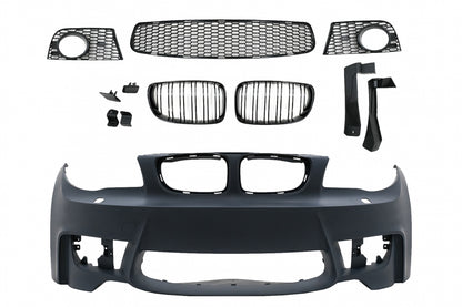 Paraurti anteriore adatto per BMW Serie 1 E81 E82 E87 E88 (2004-2011) 1M Design