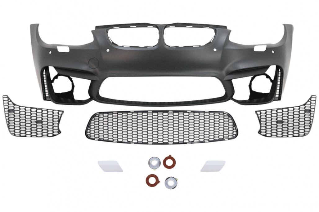 Front bumper suitable for BMW 3 Series E92 E93 LCI (2010-2014) Coupe Cabrio look m3 evo