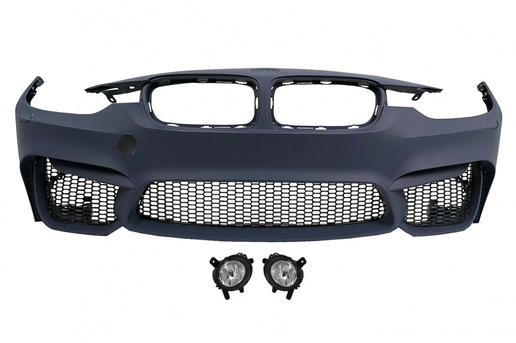 Paraurti anteriore adatto per BMW Serie 3 F30 F31 (2011-2019) con fendinebbia