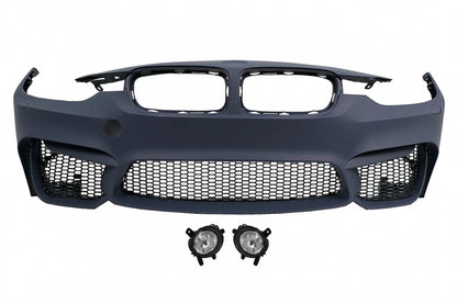 Paraurti anteriore adatto per BMW Serie 3 F30 F31 (2011-2019) con fendinebbia
