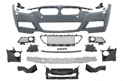 Front bumper suitable for BMW 3 Series F30 F31 (2011-2019) M-Technik Design 