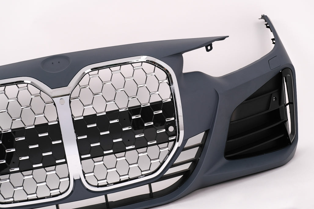 Paraurti anteriore adatto per BMW Serie 4 F32 F33 F36 2013-2017 Griglia cromata