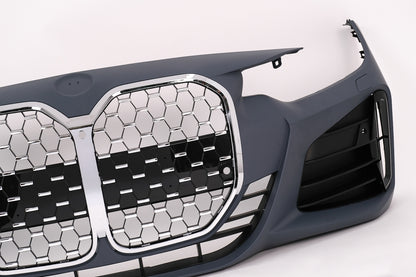 Paraurti anteriore adatto per BMW Serie 4 F32 F33 F36 2013-2017 Griglia cromata