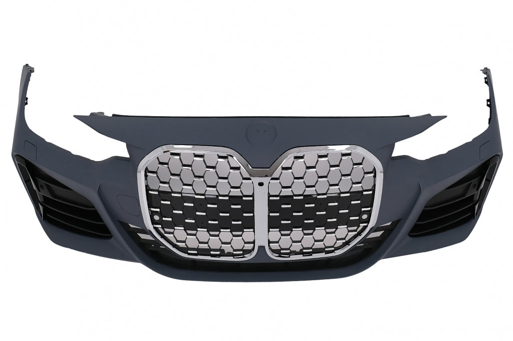 Paraurti anteriore adatto per BMW Serie 4 F32 F33 F36 2013-2017 Griglia cromata