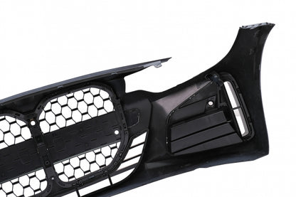 Paraurti anteriore adatto per BMW Serie 4 F32 F33 F36 2013-2017 Griglia cromata