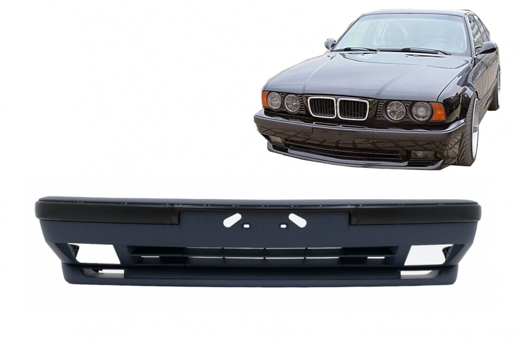 BMW E34 Euro Front & Rear Bumper Trim Set – CEP – Direct Fit For 520, 524, 525, 530, 540, M5