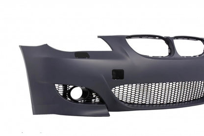 Front bumper suitable for BMW 5 Series E60 E61 (2003-2010) with side skirts