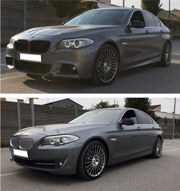 Front bumper suitable for BMW F10 F11 5 Series (2011-up)M-Technik with grilles 