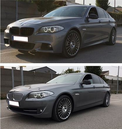 Front bumper suitable for BMW F10 F11 5 Series (2011-up)M-Technik with grilles 