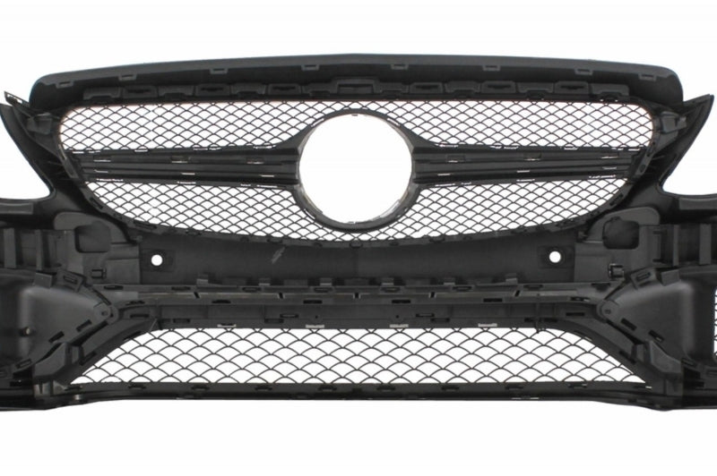 Front Bumper Suitable for Mercedes C-Class C205 A205 Cabriolet (2014-2019) 