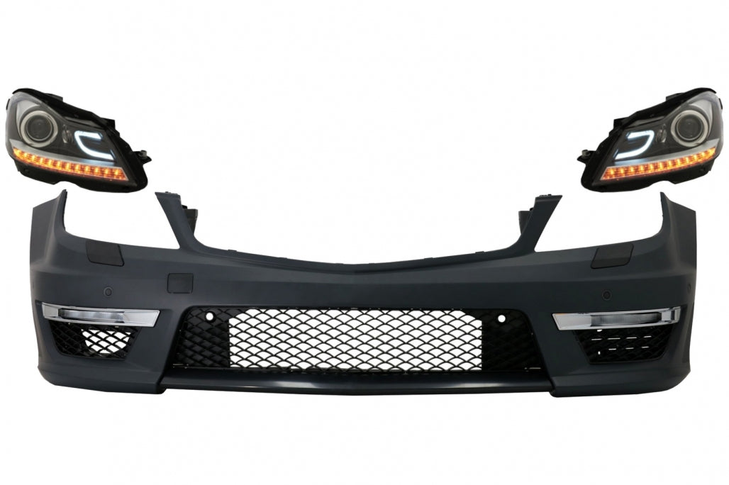 Paraurti anteriore adatto per Mercedes Classe C W204 (2012-2014)C63 Facelift