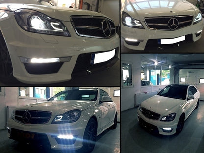 Paraurti anteriore adatto per Mercedes Classe C W204 (2012-2014)C63 Facelift