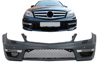 Paraurti anteriore adatto per Mercedes Classe C W204 S204 C204 (2007-2015)