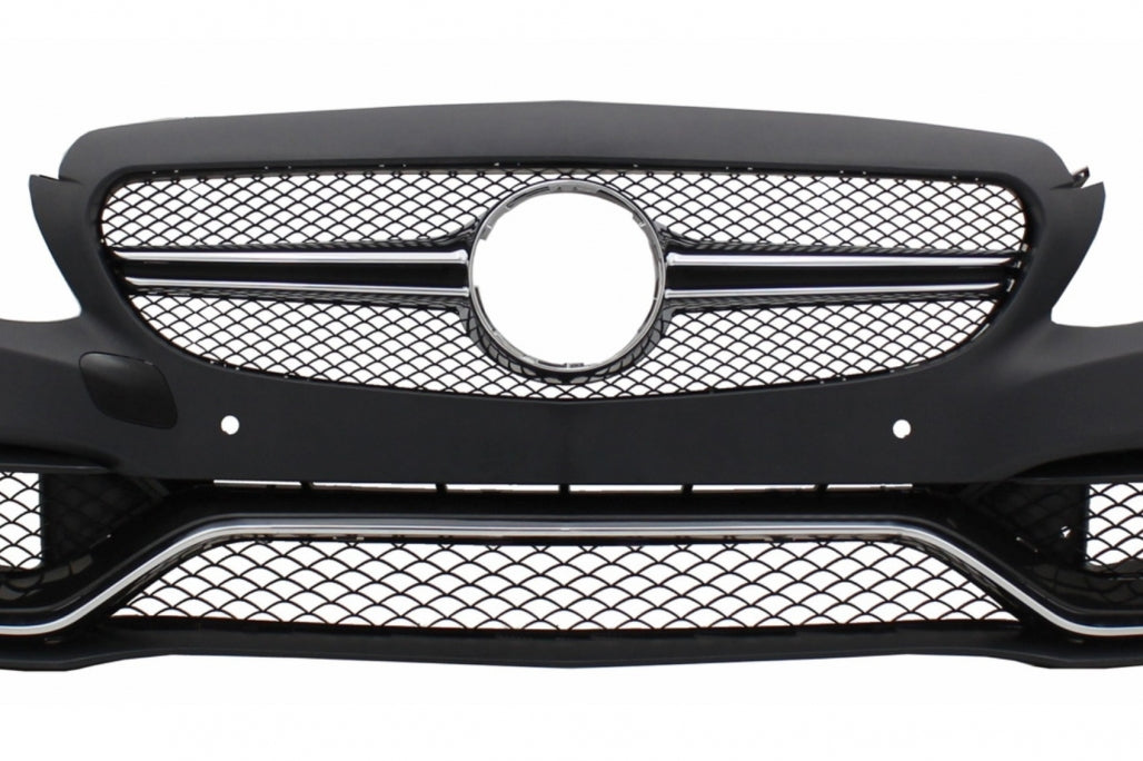 Front Bumper Suitable for Mercedes C-Class W205 S205 (2014-2018) C63 Design 