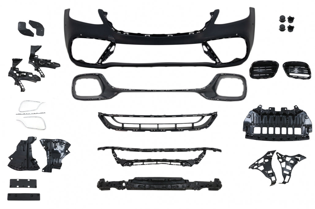 Front Bumper Suitable for Mercedes S-Class W222 Facelift 2017-2020 LOOK S63 (PROMO) 
