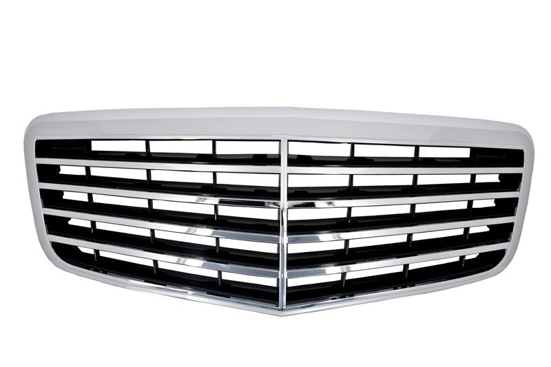 Paraurti anteriore adatto per Mercedes W211 Classe E (2002-2009) e griglia