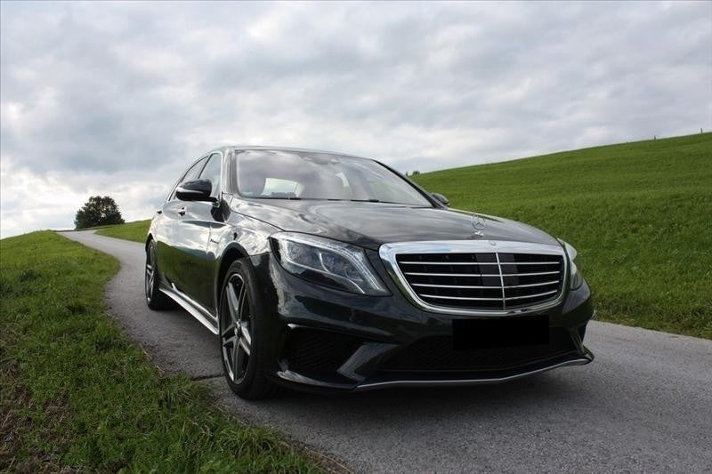Front bumper suitable for Mercedes W222 S-Class (2013-06.2017) with grille