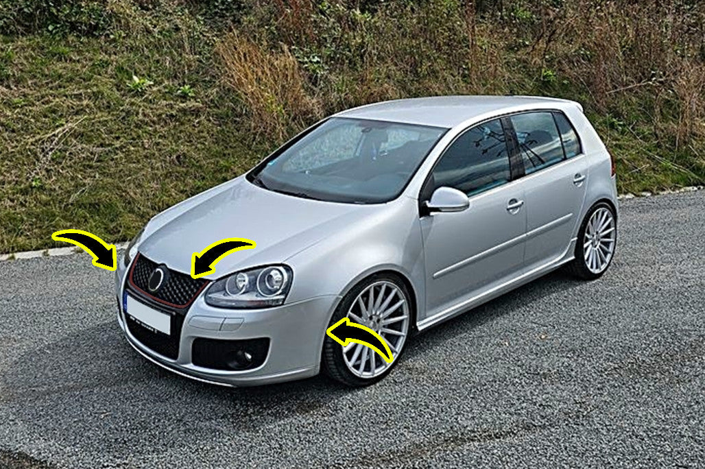 💥Front bumper suitable for VW Golf V 5 MK5 Jetta MK5 (2003-2007) GTI Desi💥 