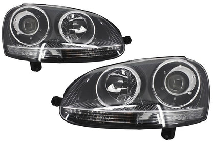Paraurti anteriore adatto per VW Golf V 5 MK5 (2003-2007) GTI Design con fari