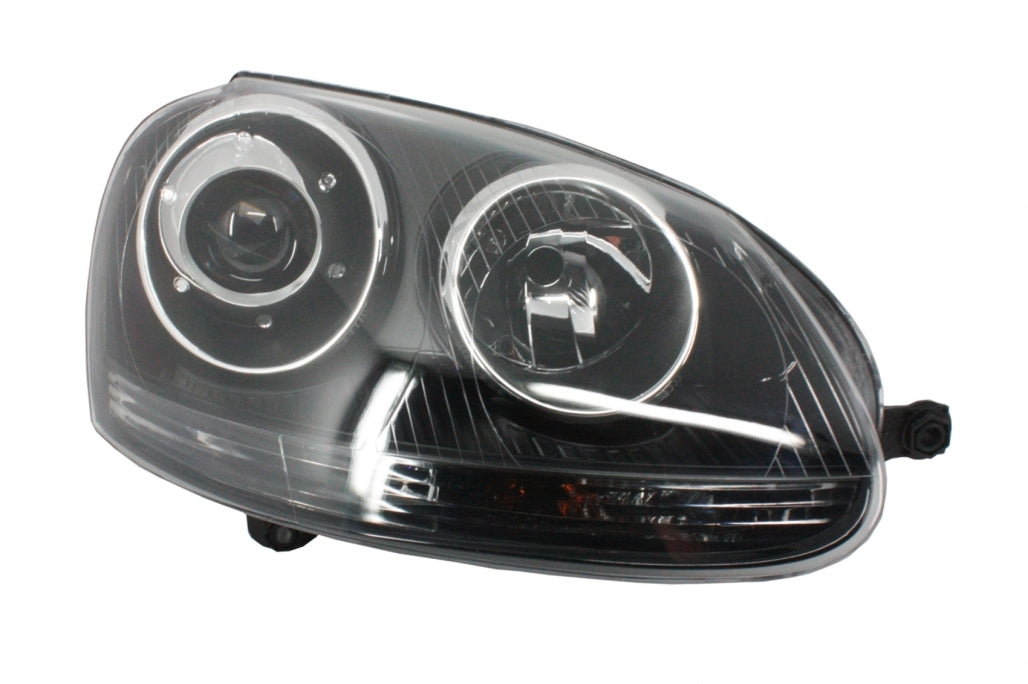 Paraurti anteriore adatto per VW Golf V 5 MK5 (2003-2007) GTI Design con fari Xe