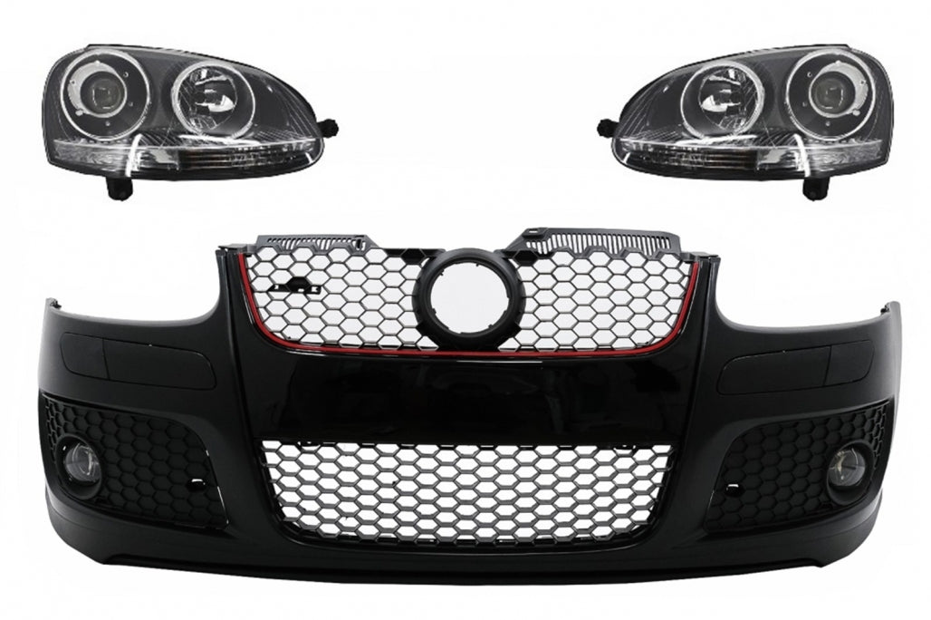 Paraurti anteriore adatto per VW Golf V 5 MK5 (2003-2007)con fari allo xeno RHD