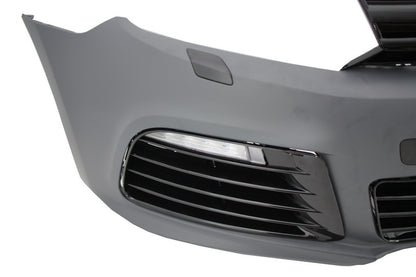 Paraurti anteriore adatto per VW Golf VI 6 (2008-2013) R20 Look con fari 3D LED