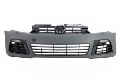 Front bumper suitable for VW Golf VI 6 (2008-2013) R20 Look with 3D LED Headlights