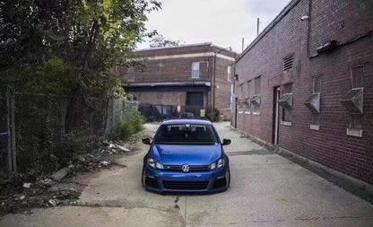 Front bumper suitable for VW Golf VI 6 (2008-2013) R20 Look with 3D LED Headlights
