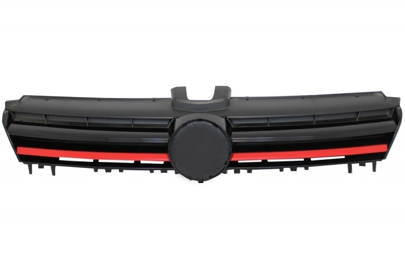 Front bumper suitable for VW Golf VII 7 5G (2013-2017) with LED Headlight Grille 