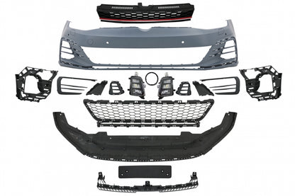 Front bumper suitable for VW Golf VII 7 5G (2013-2017) 7.5 GTI Design 