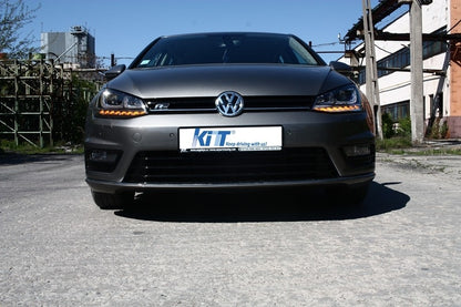 Paraurti anteriore adatto per VW Golf VII 7 (2013-2017) con fari 3D LED