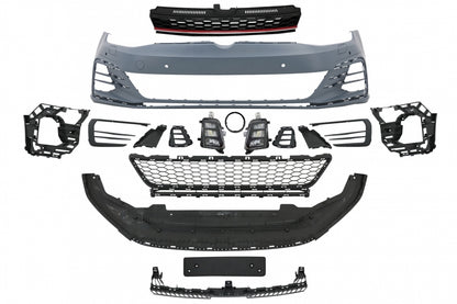 Paraurti anteriore adatto per VW Golf VII 7 (2013-2017) con fari a LED